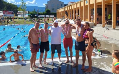 Moderation beim Benefizschwimmen in Stainz/Österreich